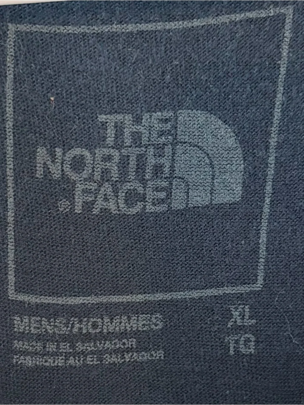 The North Face Classic Fit Box Half Dome Blue On Blue White Tee T-Shirt- Mens XL